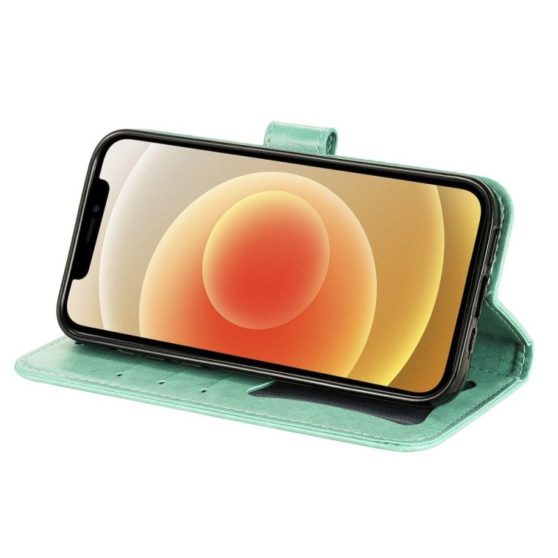 Δερματινη Θηκη Samsung Galaxy S25 Fe Εκτύπωση Μάνταλα Σιλικόνης