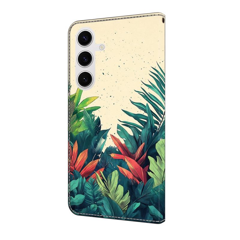 Δερματινη Θηκη Samsung Galaxy S25 Fe Φύλλα