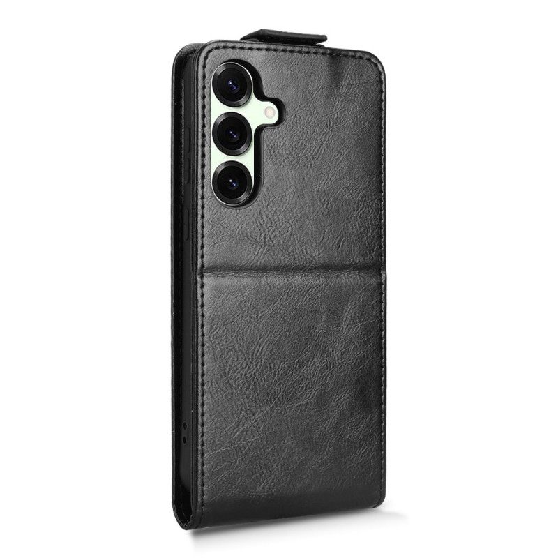 Δερματινη Θηκη Samsung Galaxy S25 Fe Κάθετο Σχέδιο