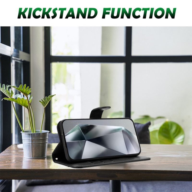 Δερματινη Θηκη Samsung Galaxy S25 Fe Λουράκι Με Σχέδιο S