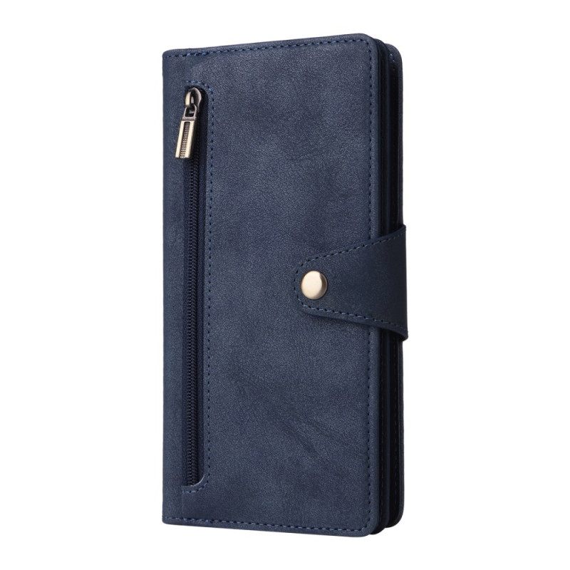 Δερματινη Θηκη Samsung Galaxy S25 Fe Πορτοφόλι Με Φερμουάρ