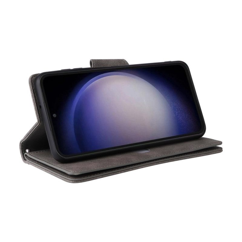 Δερματινη Θηκη Samsung Galaxy S25 Fe Πορτοφόλι Με Φερμουάρ