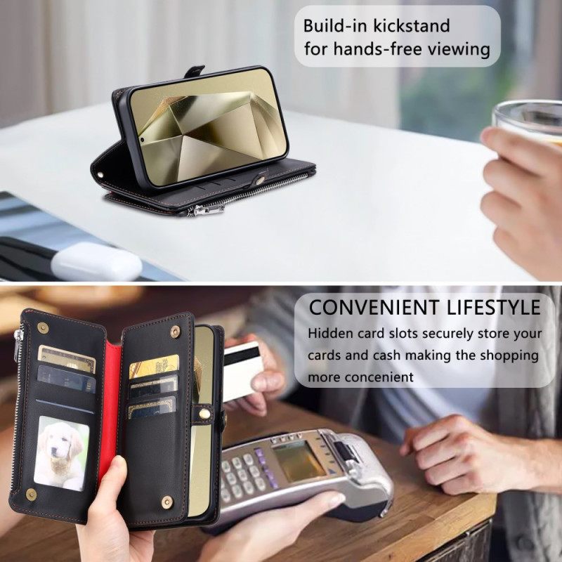 Δερματινη Θηκη Samsung Galaxy S25 Fe Πορτοφόλι Premium