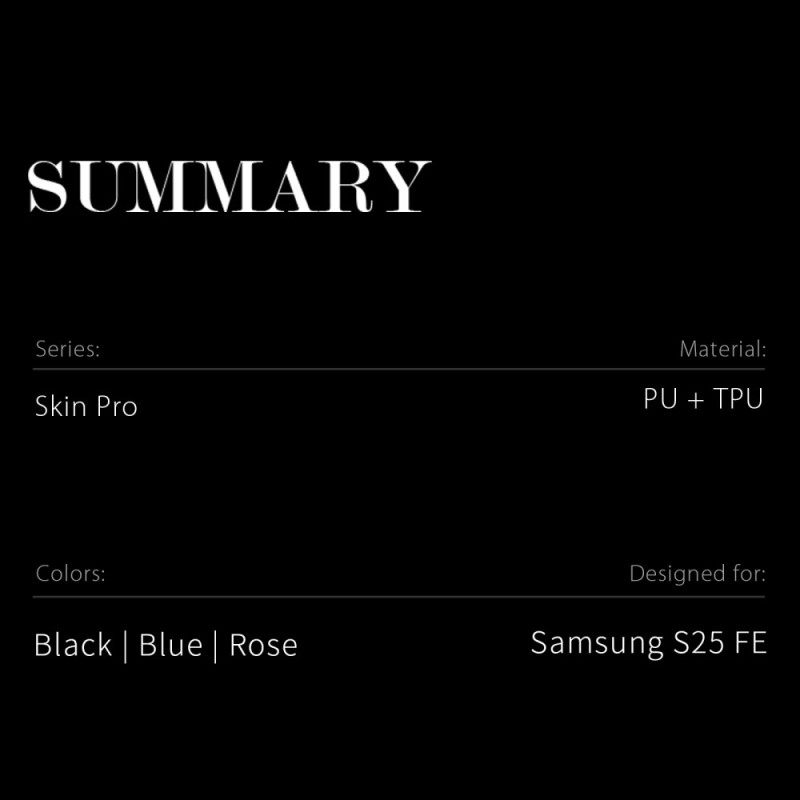 Δερματινη Θηκη Samsung Galaxy S25 Fe Skin Pro Series Dux Ducis