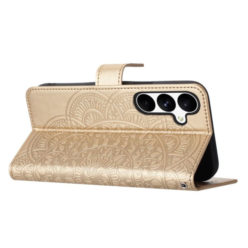 Δερματινη Θηκη Samsung Galaxy S25 Fe Στάμπα Μάνταλα