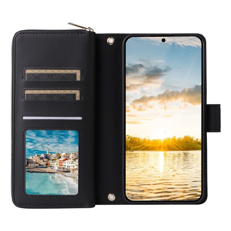 Δερματινη Θηκη Samsung Galaxy S25 Fe Τεχνητό Δέρμα Με Λουρί