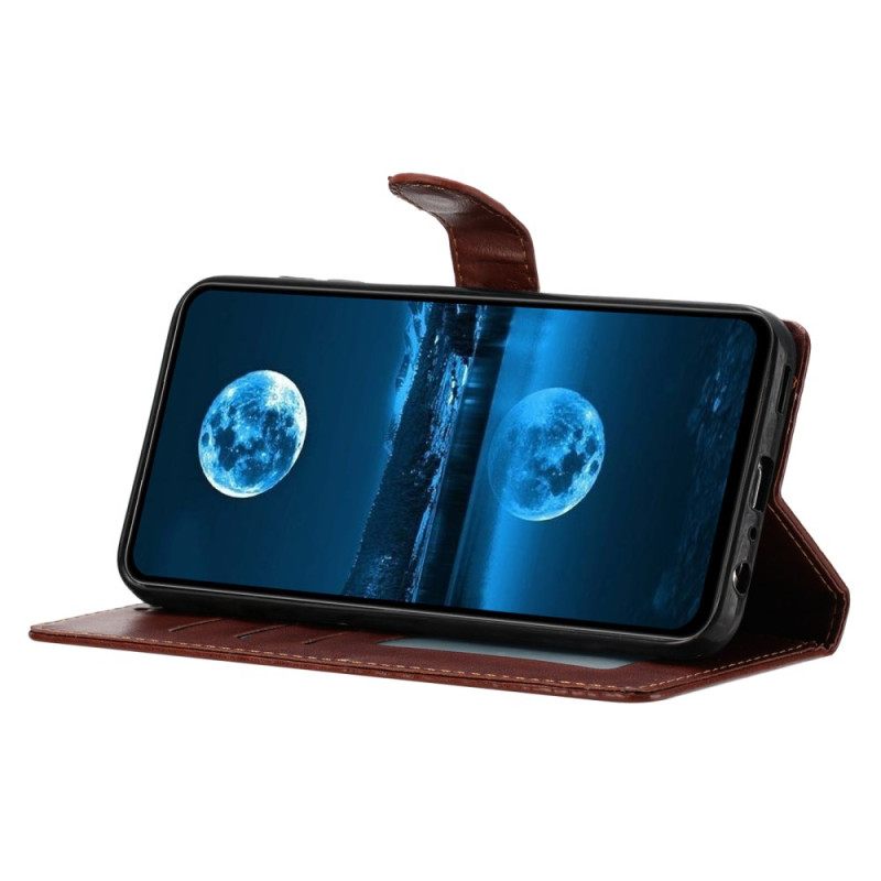 Δερματινη Θηκη Samsung Galaxy S25 Fe Τεχνητό Δέρμα Σιλικόνης