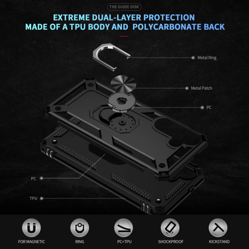 Κάλυμμα Samsung Galaxy S25 Fe Ανθεκτική Με Περιστρεφόμενη Βάση Δαχτυλιδιού