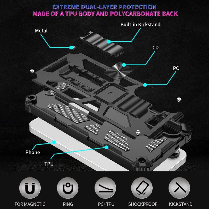 Κάλυμμα Samsung Galaxy S25 Fe Αντικραδασμική Προστασία Με Ενσωματωμένη Βάση
