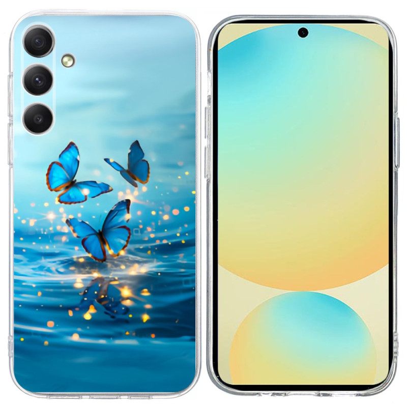 Κάλυμμα Samsung Galaxy S25 Fe Μπλε Πεταλούδες