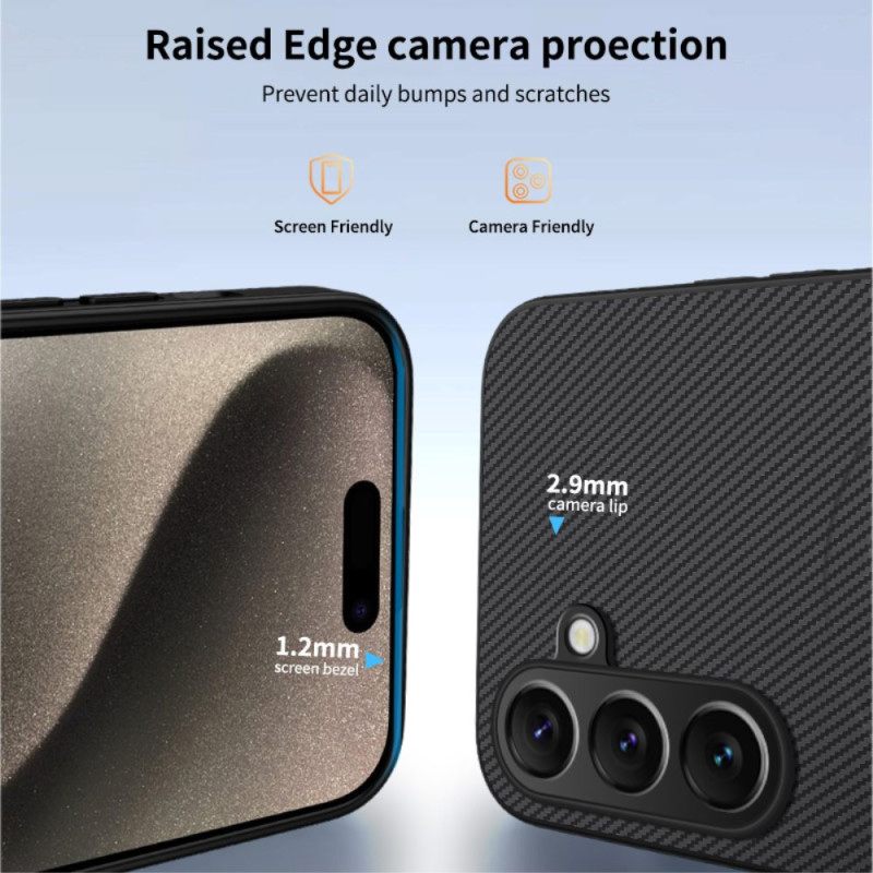 Κάλυμμα Samsung Galaxy S25 Fe Συμβατό Με Magsafe Carbon Fiber