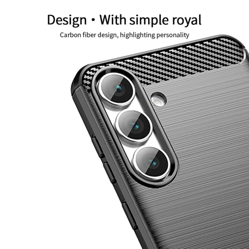 Κάλυμμα Samsung Galaxy S25 Fe Θήκες Κινητών Βουρτσισμένες Ίνες Άνθρακα