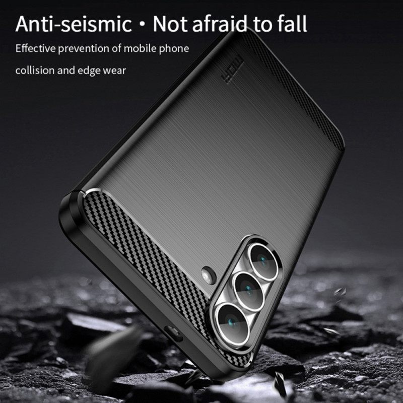 Κάλυμμα Samsung Galaxy S25 Fe Θήκες Κινητών Βουρτσισμένες Ίνες Άνθρακα