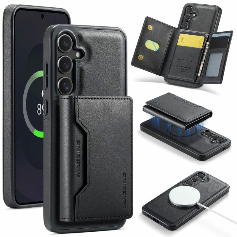 Κάλυμμα Samsung Galaxy S25 Fe Θήκες Κινητών Συμβατό Με Magsafe Αποσπώμενο Πορτοφόλι Magking