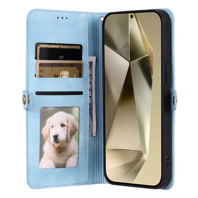 Θηκη Κινητου Samsung Galaxy S25 Fe Εφέ Σουέτ Μάνταλα