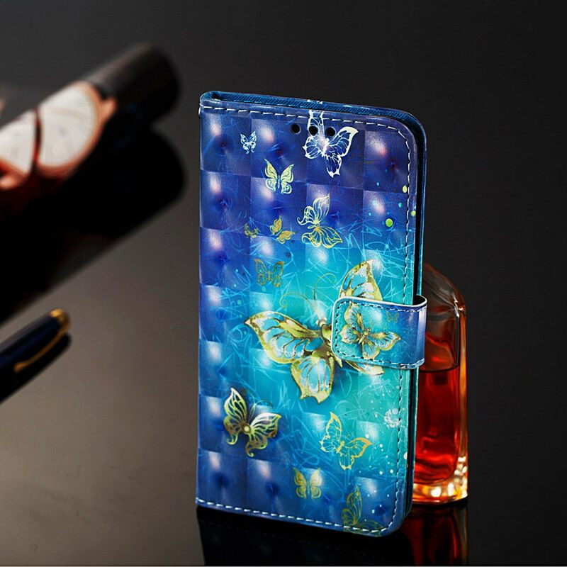 Κάλυμμα Samsung Galaxy Note 10 Χρυσές Πεταλούδες