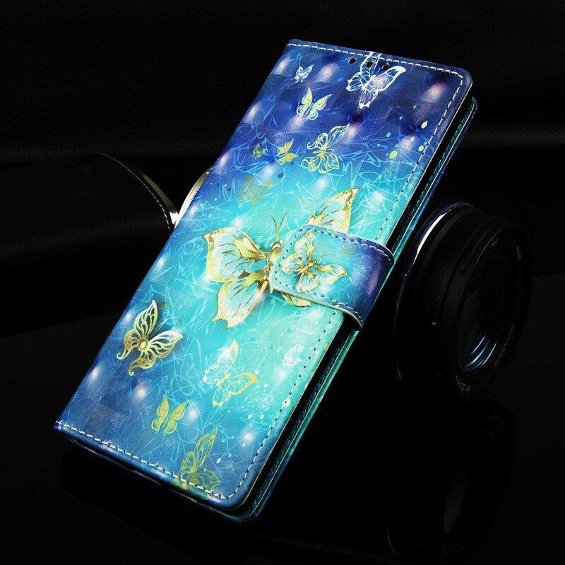 Κάλυμμα Samsung Galaxy Note 10 Χρυσές Πεταλούδες