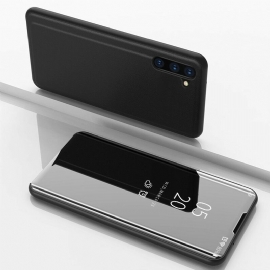 θηκη κινητου Samsung Galaxy Note 10 Καθρέφτης Και Ψεύτικο Δέρμα