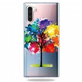 Θήκη Samsung Galaxy Note 10 Χωρίς Ραφή Ακουαρέλα Δέντρο