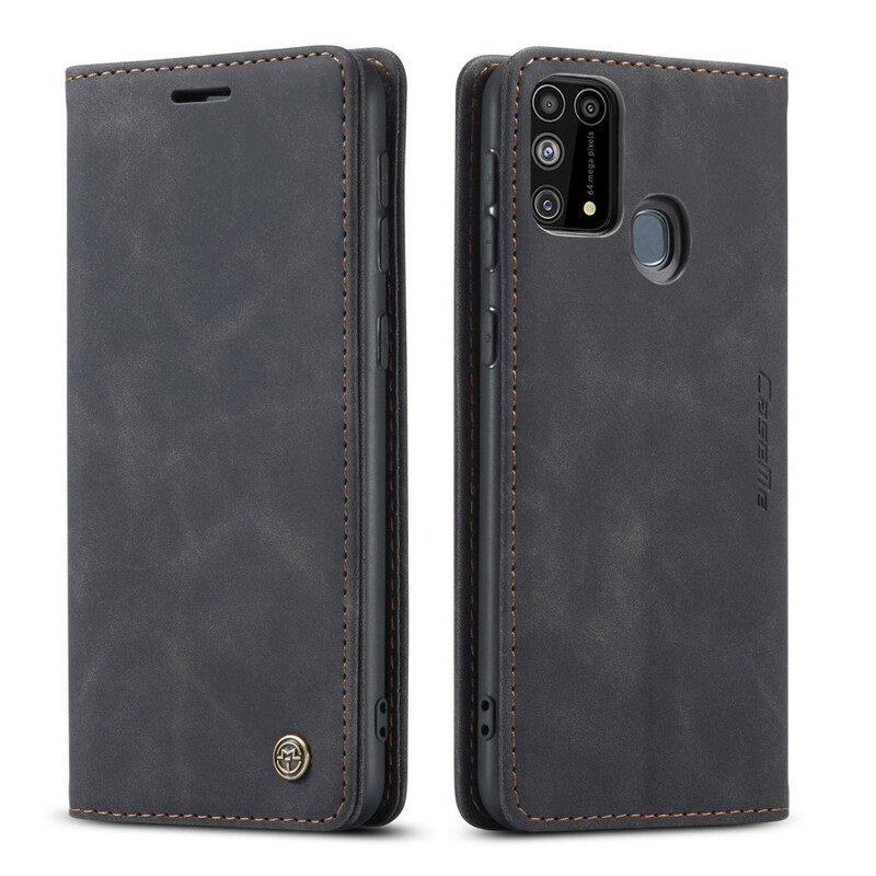 θηκη κινητου Samsung Galaxy M31 Θήκη Flip Caseme Faux Leather