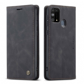 θηκη κινητου Samsung Galaxy M31 Θήκη Flip Caseme Faux Leather