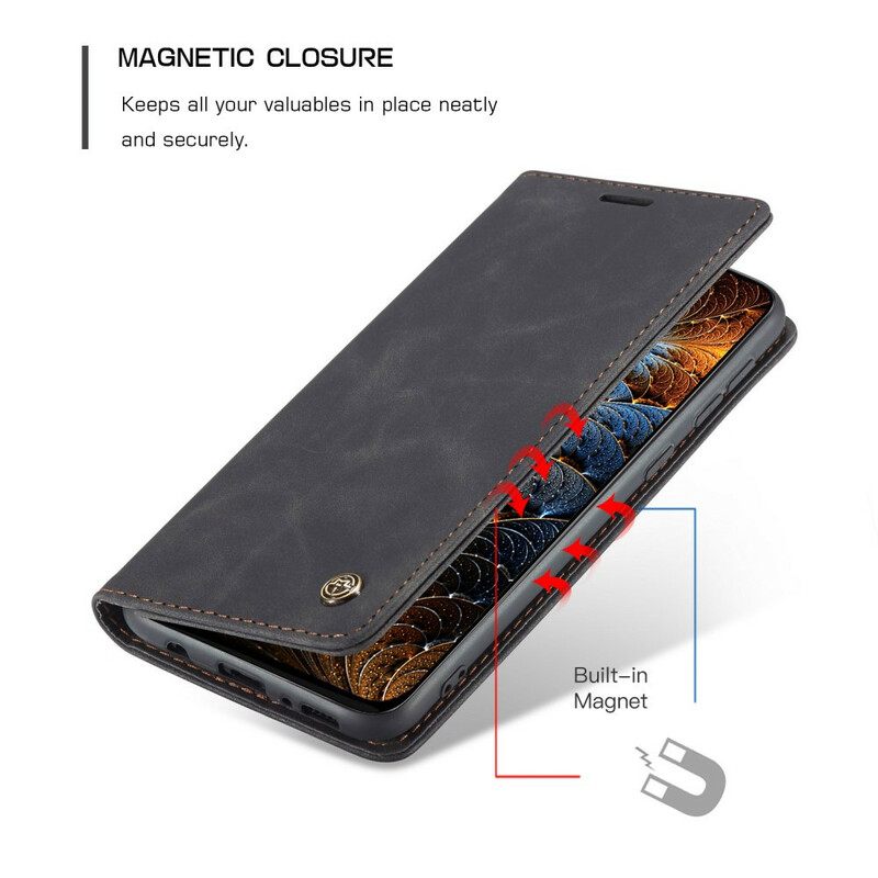 θηκη κινητου Samsung Galaxy M31 Θήκη Flip Caseme Faux Leather