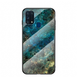 Θήκη Samsung Galaxy M31 Premium Color Tempered Glass