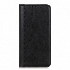 θηκη κινητου Motorola Edge 20 Θήκη Flip Έκδοση Litchi Split Leather