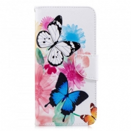 Κάλυμμα Samsung Galaxy A7 Ζωγραφισμένες Πεταλούδες Και Λουλούδια