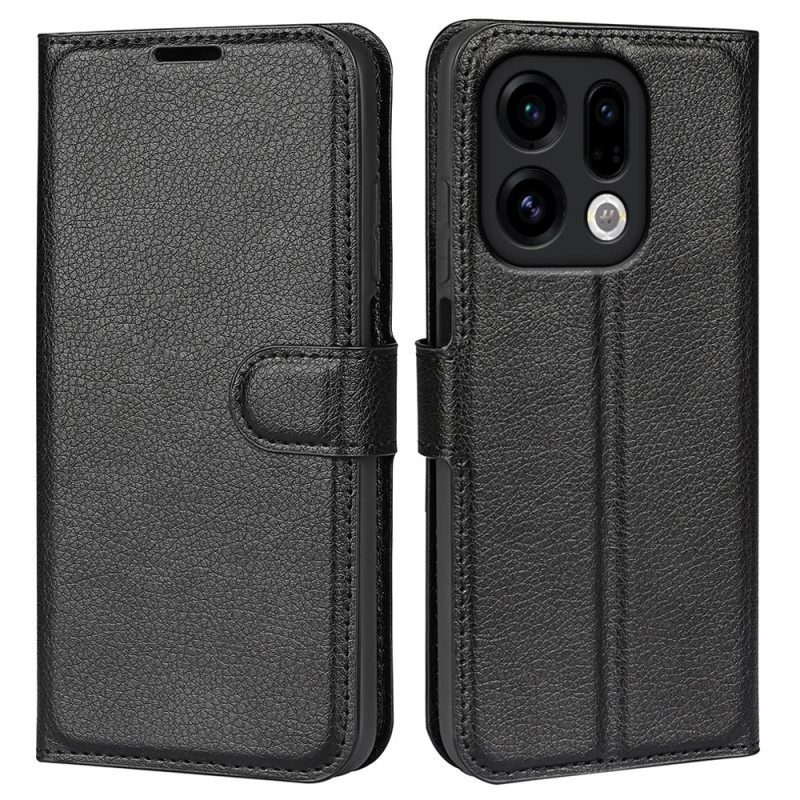 Δερματινη Θηκη Oppo Find X9 5g Δέρμα Λίτσι