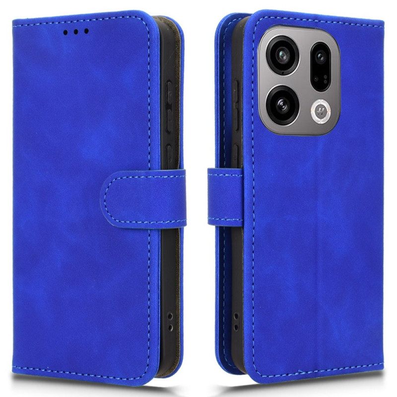 Δερματινη Θηκη Oppo Find X9 5g Εφέ Σουέτ Σιλικόνης