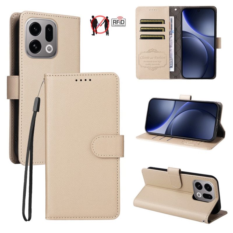 Δερματινη Θηκη Oppo Find X9 5g Προστασία Rfid