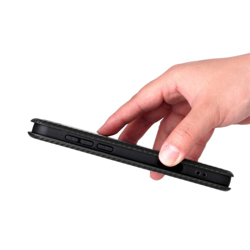 Δερματινη Θηκη Oppo Find X9 5g Υφή Από Ίνες Άνθρακα