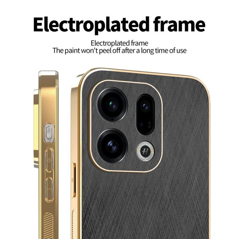 Κάλυμμα Oppo Find X9 5g Εφέ Δέρματος Kadem Σιλικόνης