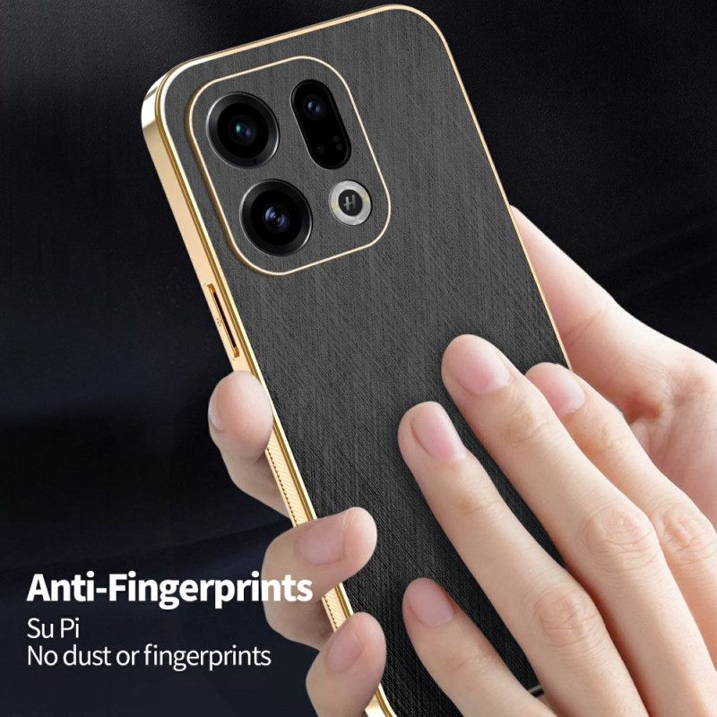 Κάλυμμα Oppo Find X9 5g Εφέ Δέρματος Kadem Σιλικόνης