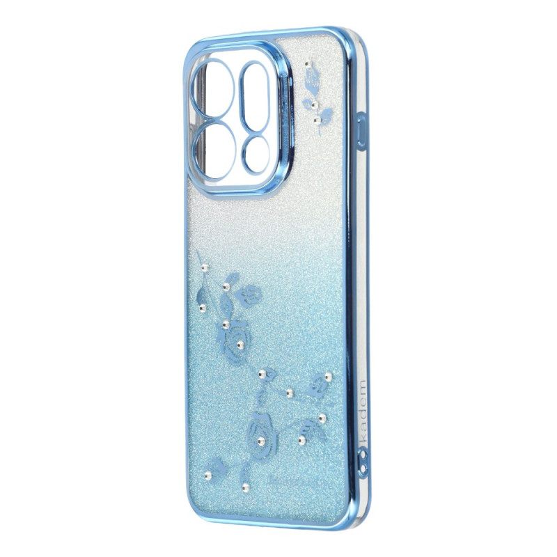 Κάλυμμα Oppo Find X9 5g Λουλούδια Και Λουράκια Kadem Με Στρας