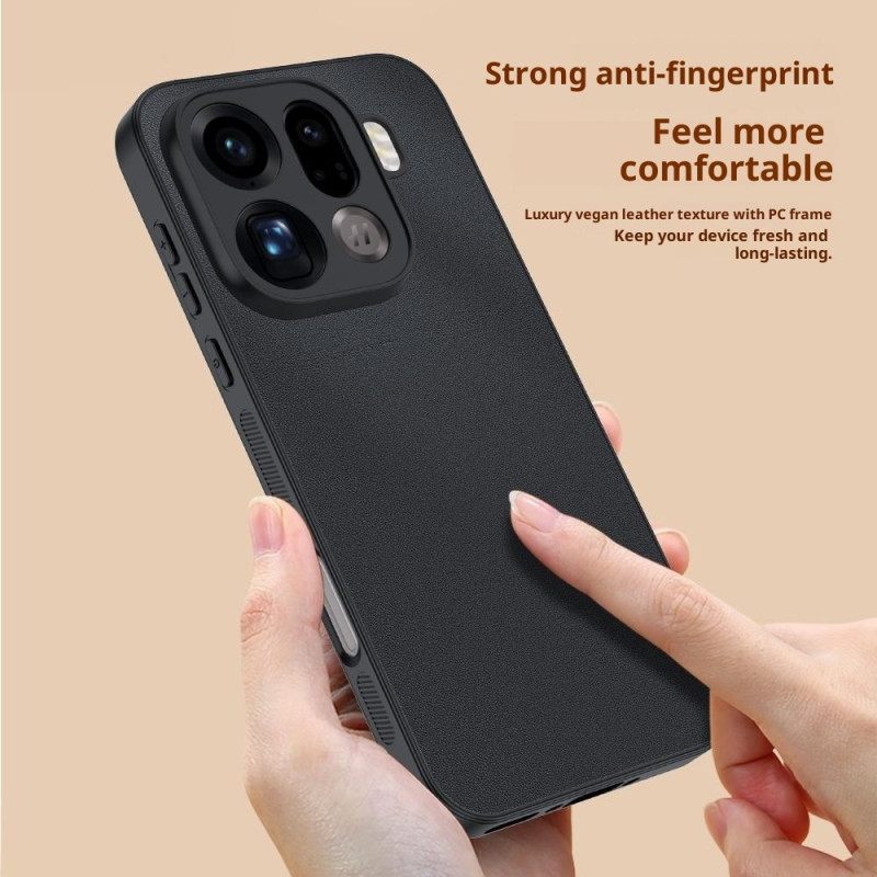 Κάλυμμα Oppo Find X9 5g Τεχνητό Δέρμα