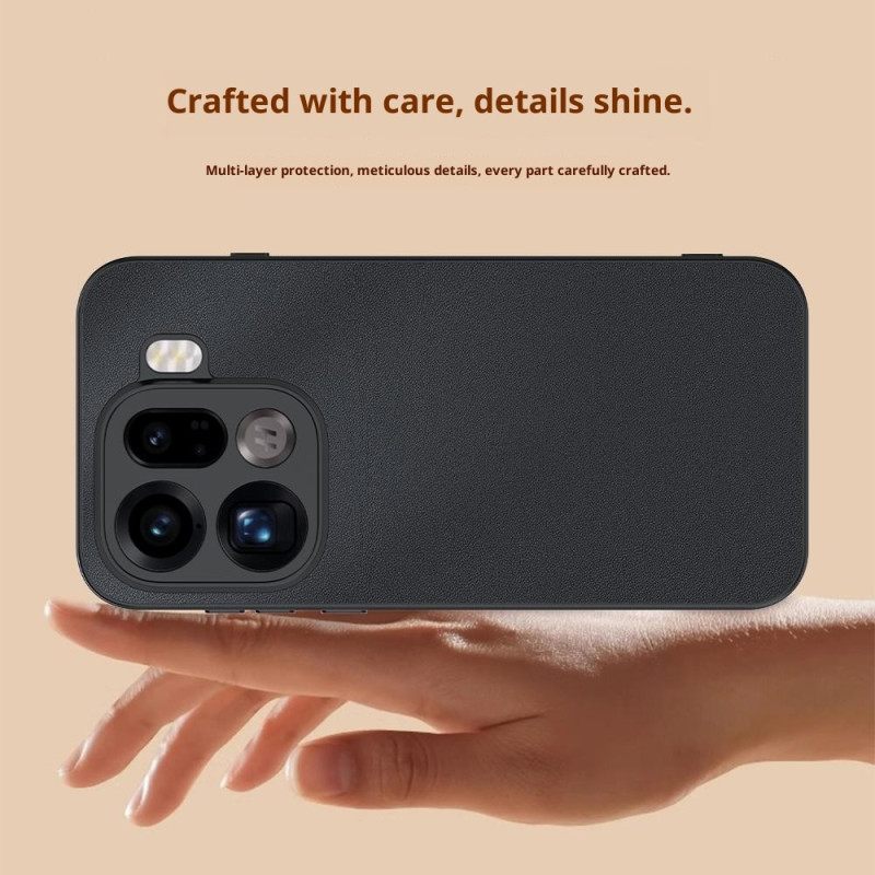 Κάλυμμα Oppo Find X9 5g Τεχνητό Δέρμα