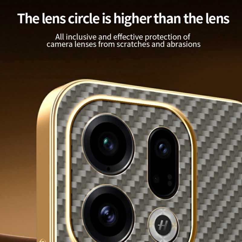 Κάλυμμα Oppo Find X9 5g Υφή Από Ίνες Άνθρακα