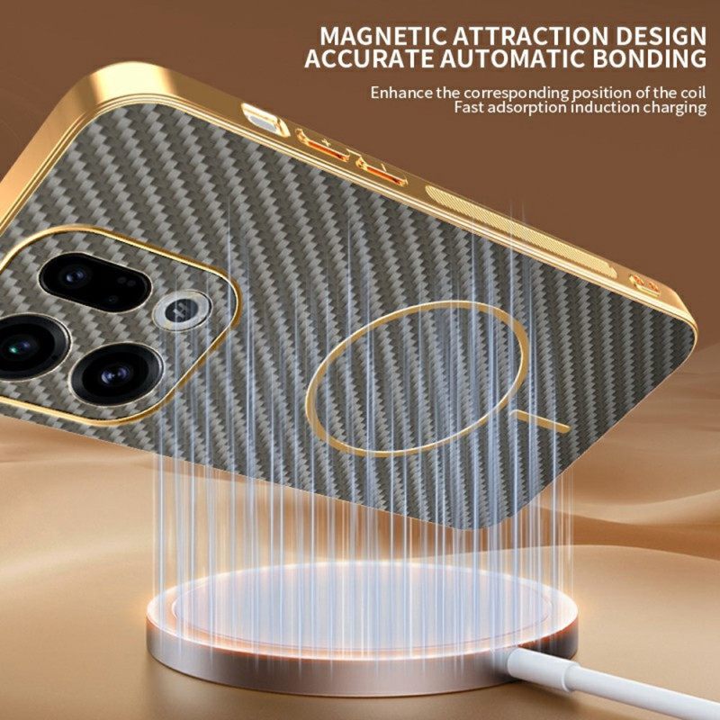 Κάλυμμα Oppo Find X9 5g Υφή Από Ίνες Άνθρακα