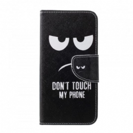 δερματινη θηκη Samsung Galaxy S10 Μην Αγγίζετε Το Τηλέφωνό Μου