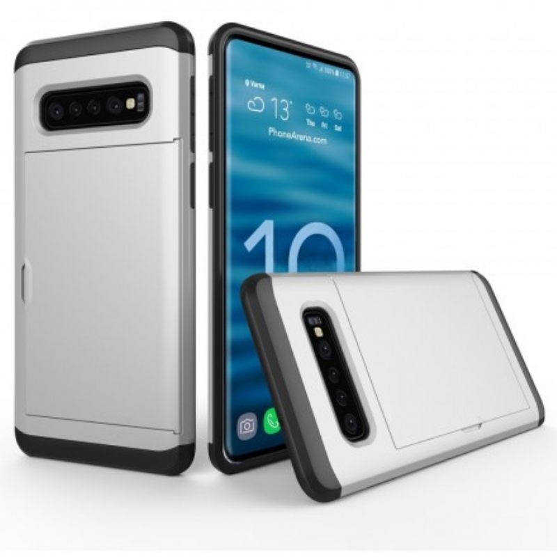 θηκη κινητου Samsung Galaxy S10 Άκαμπτη Φανταχτερή Θήκη Κάρτας