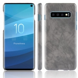 Θήκη Samsung Galaxy S10 Δερμάτινο Εφέ Litchi