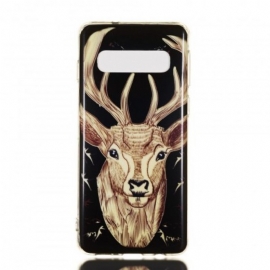 Θήκη Samsung Galaxy S10 Fluorescent Majestic Stag