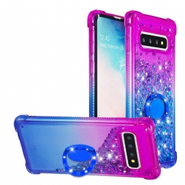 Θήκη Samsung Galaxy S10 Glitter Ring-support