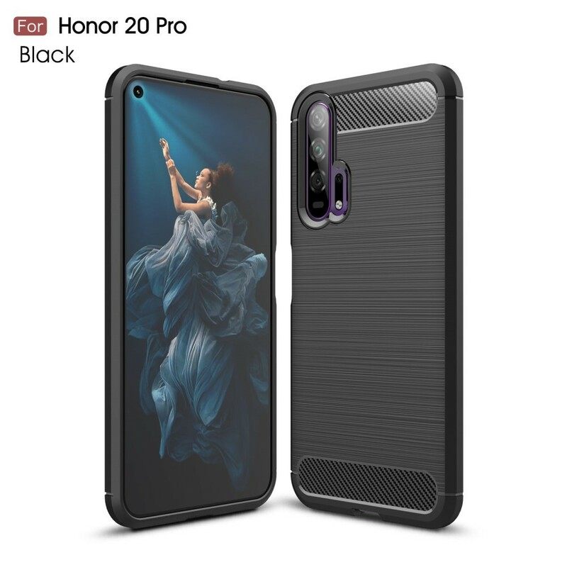 Θήκη Honor 20 Pro Βουρτσισμένη Ίνα Άνθρακα