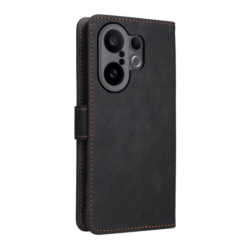 Δερματινη Θηκη Vivo X200 Fe Εφέ Σουέτ Λουρί Σιλικόνης