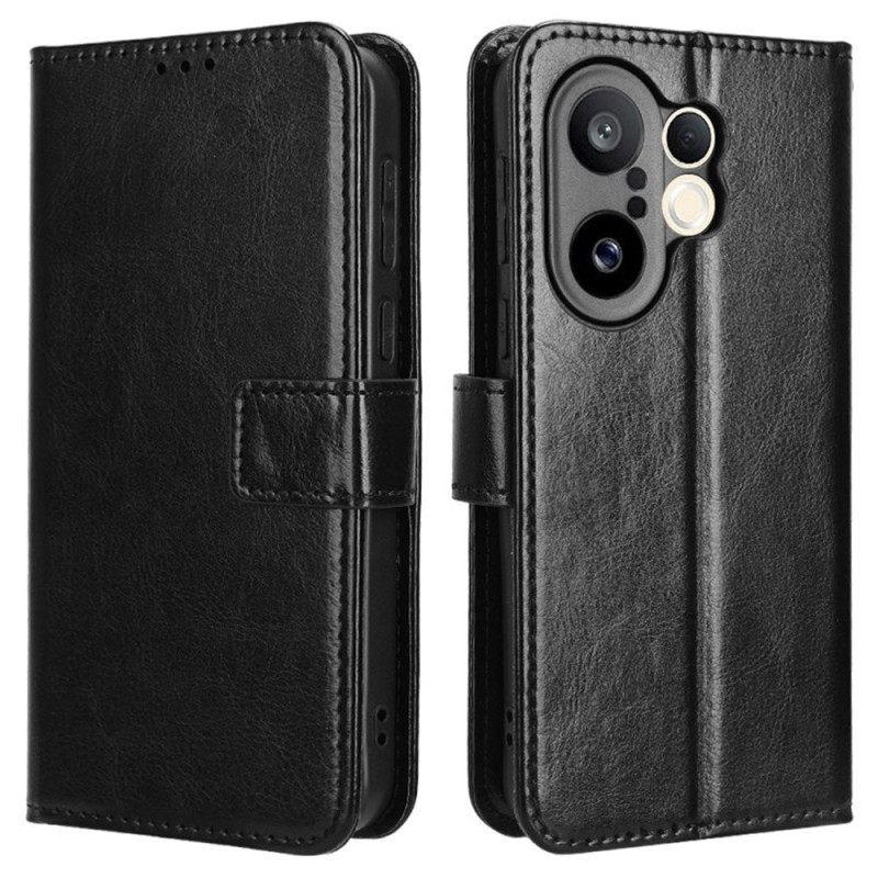 Δερματινη Θηκη Vivo X200 Fe Φανταχτερό Τεχνητό Δέρμα Σιλικόνης