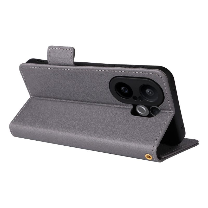 Δερματινη Θηκη Vivo X200 Fe Τεχνητό Δέρμα Με Λουράκι