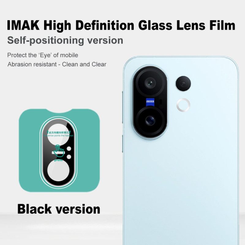 Προστατευτικό Φακού Από Σκληρυμένο Γυαλί Για Vivo X200 Fe Με Αυτορυθμιζόμενο Πλαίσιο (μαύρη Έκδοση)
